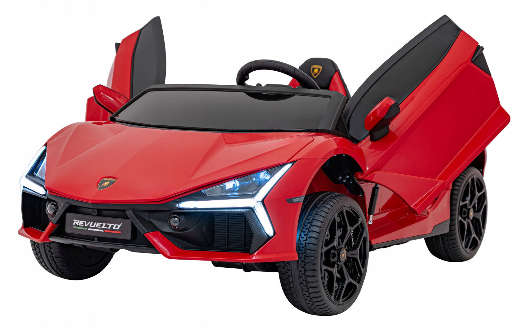 Electric car for children Lamborghini Revuelto 24V 4x200W Remote control EVA LED