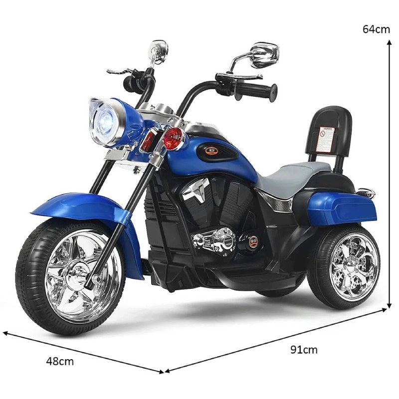 Electric children's motorbike B0DYJSFFDQ, 2.5 - 3 km/h, blue Brand no brand