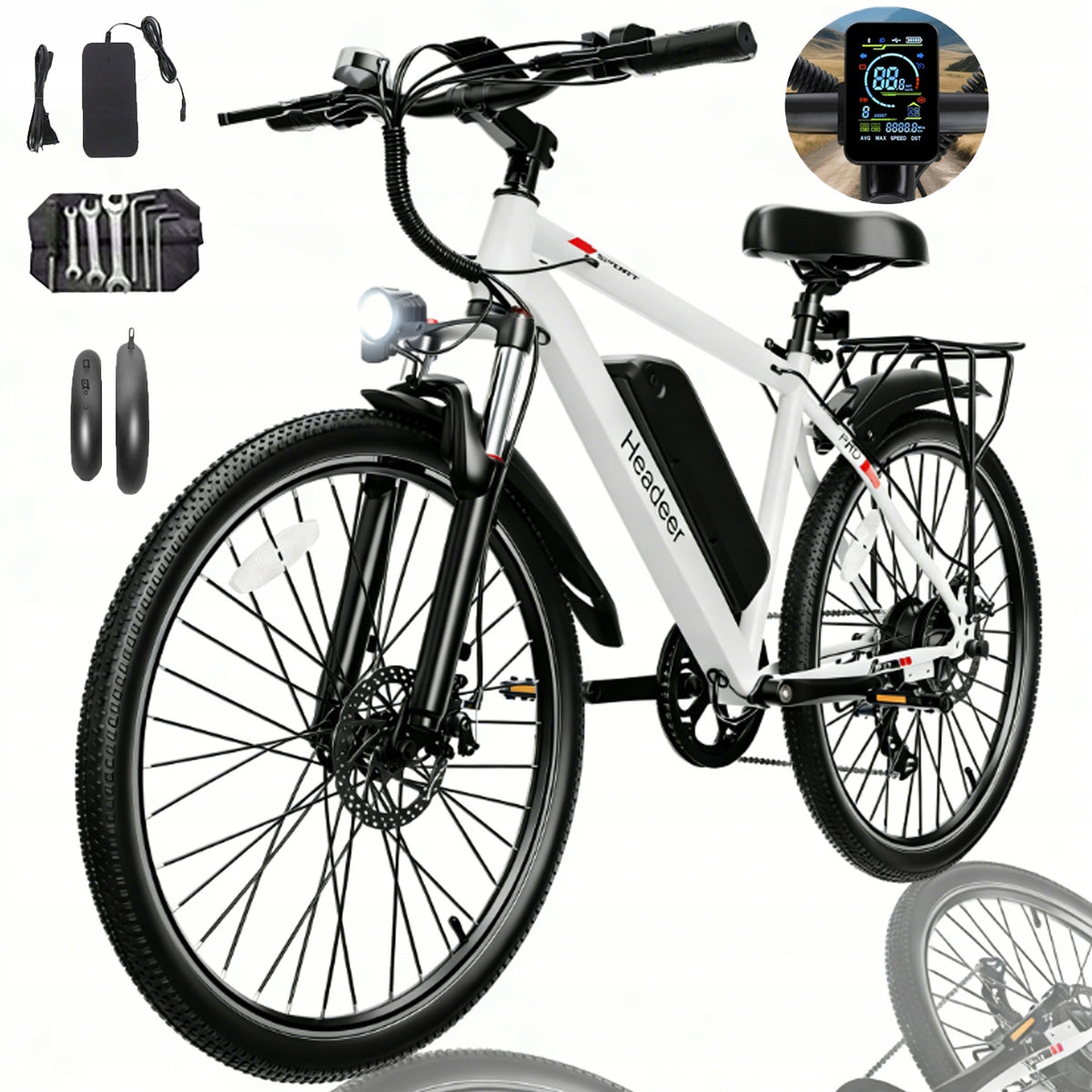 Electric city vehicle HEADEER BK1350 2026 500W 48V 13,5Ah 35km/h 80km