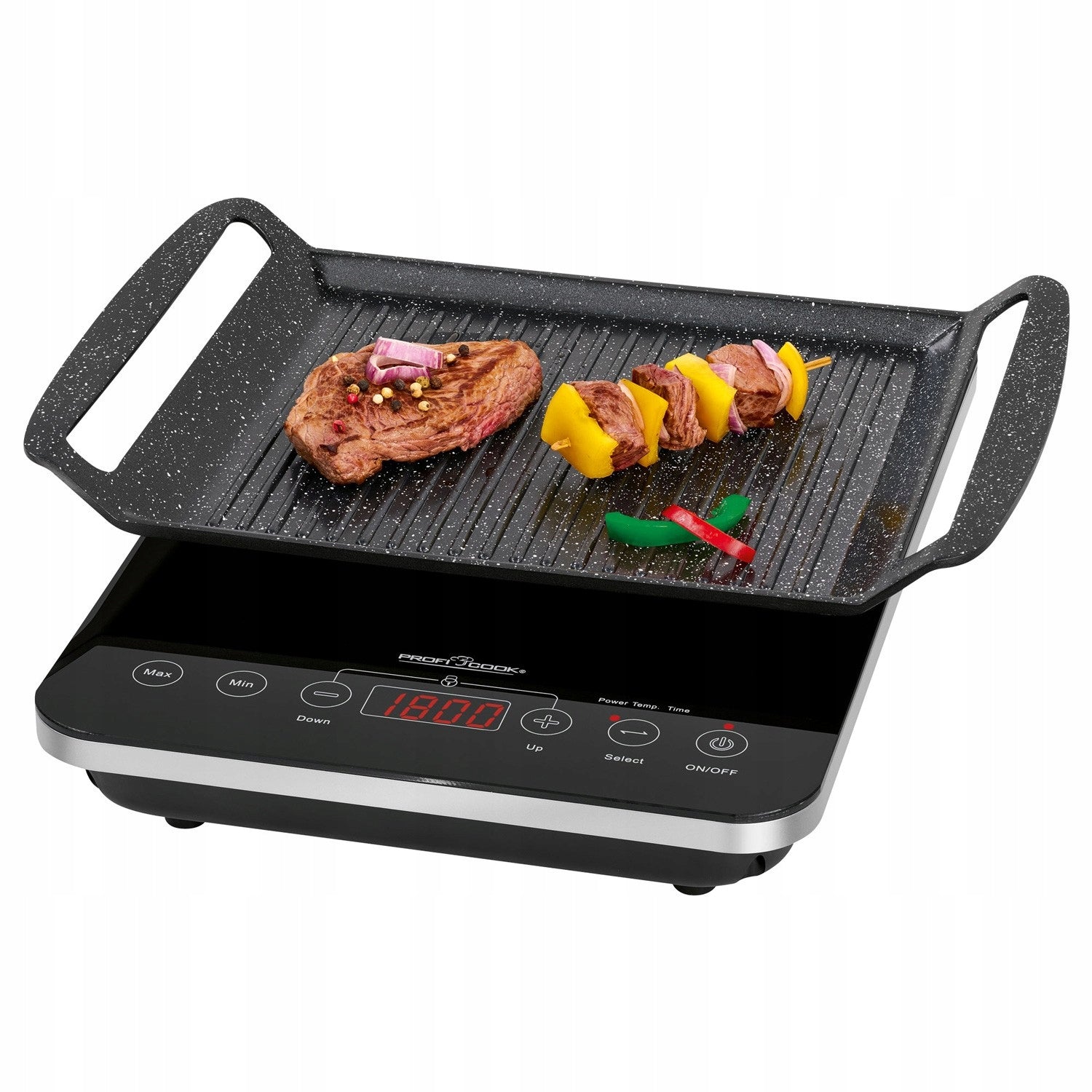 Electric contact grill + induction hob 2in1 ProfiCook PC-ITG Power rating 2000 W