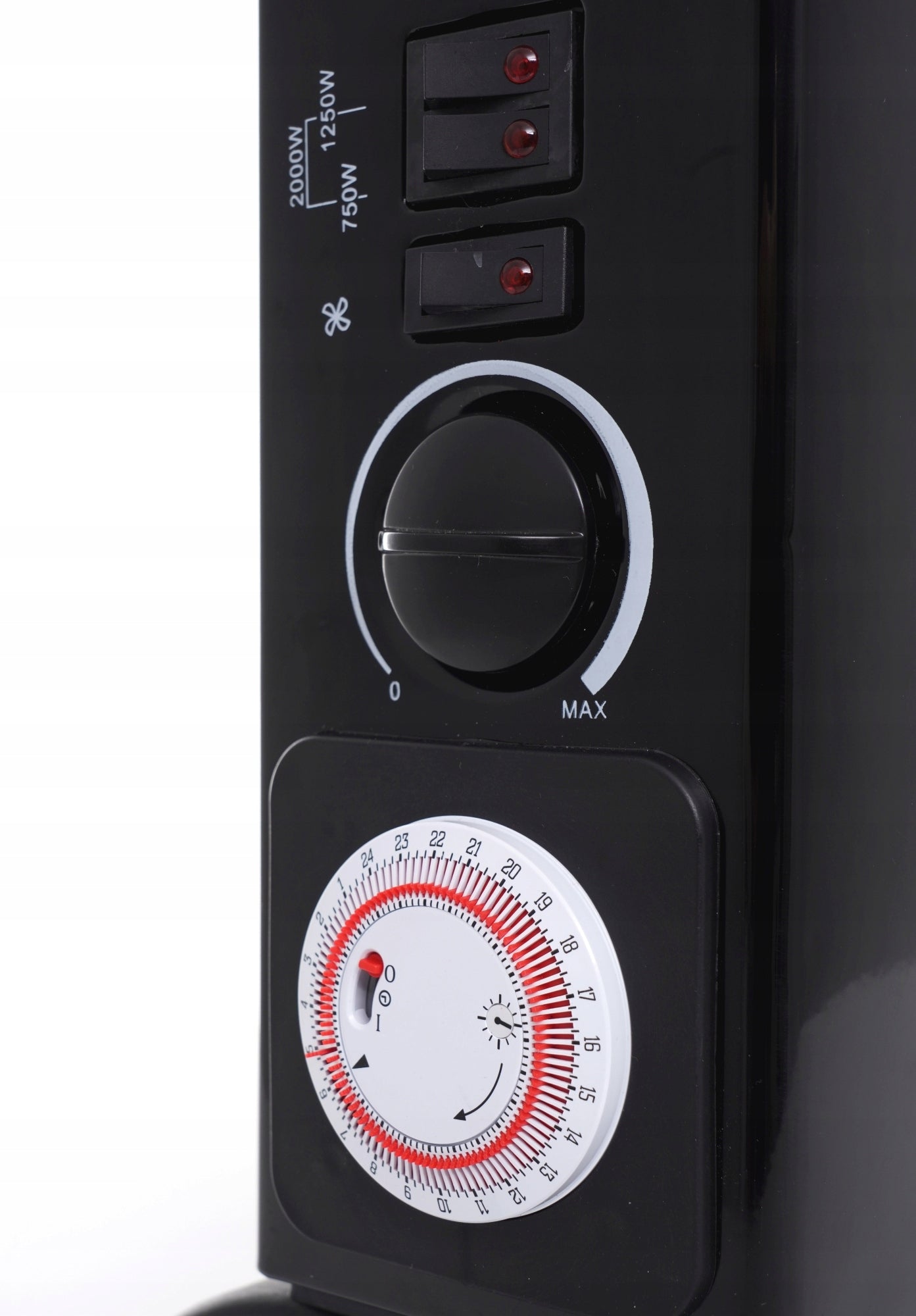 Electric convector heater Powerful with thermostat Turbo Timer 2000W Manufacturer code TA903