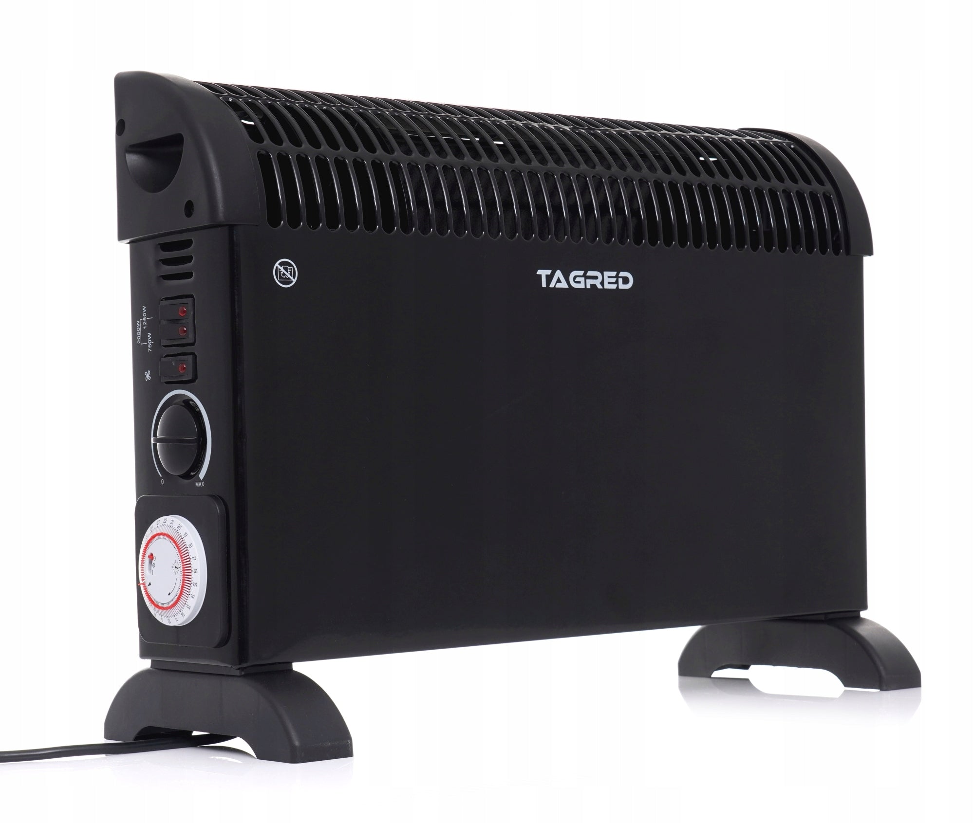 Electric convector heater Powerful with thermostat Turbo Timer 2000W Packaging status original