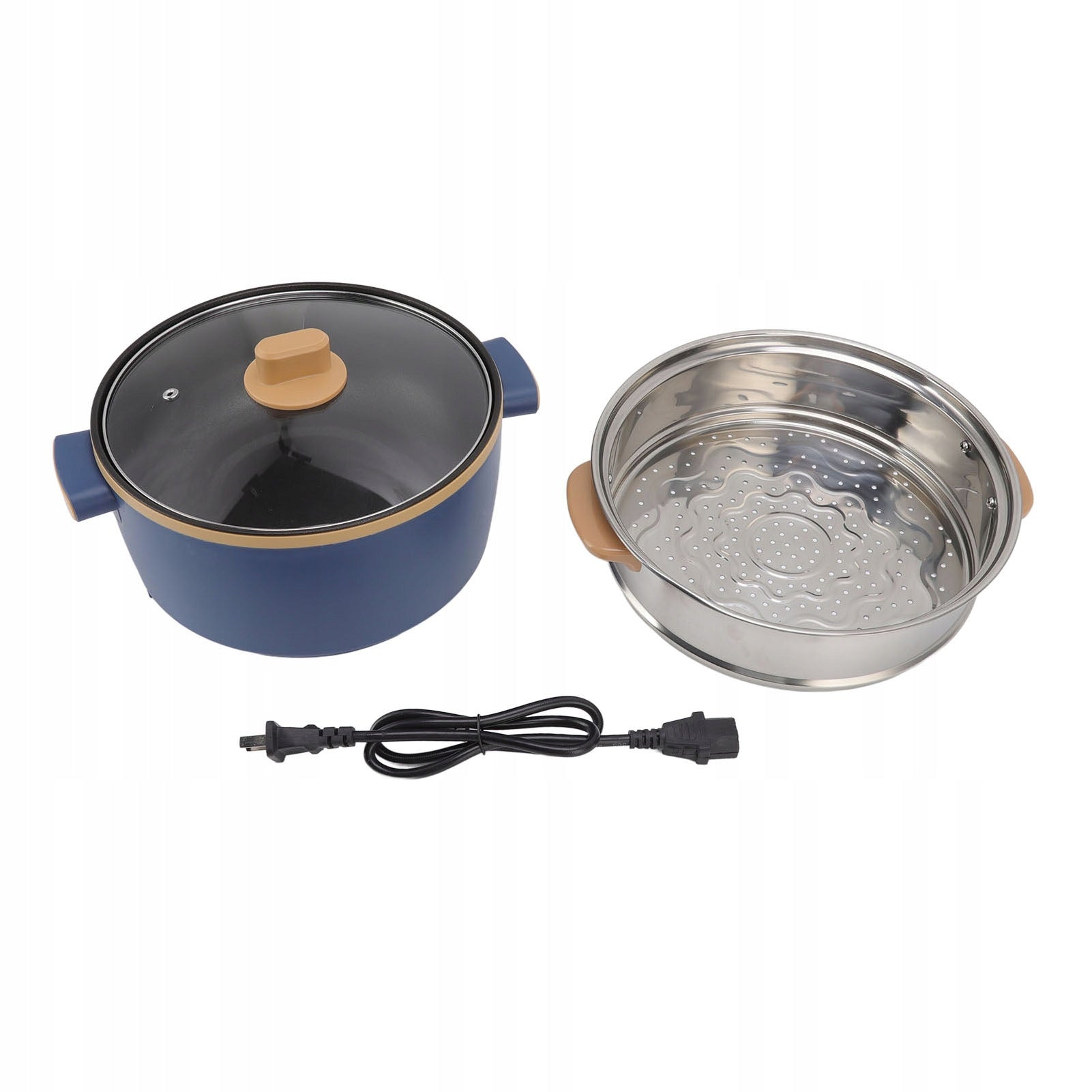 Electric cooker 2,5 l Food Grade, multifunctional, double layer, QF Dominant color multicolor