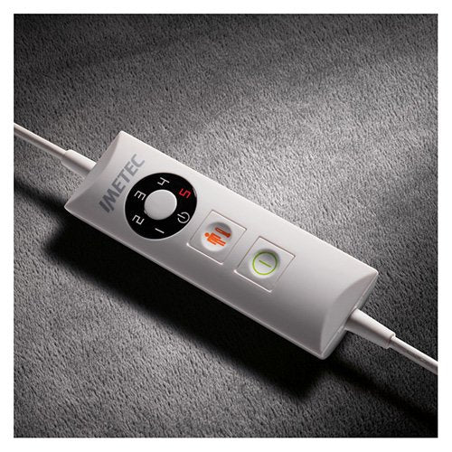 Electric cushion Imetec grey fleece 110 W with temperature control DESCRIPTION! Medical device no