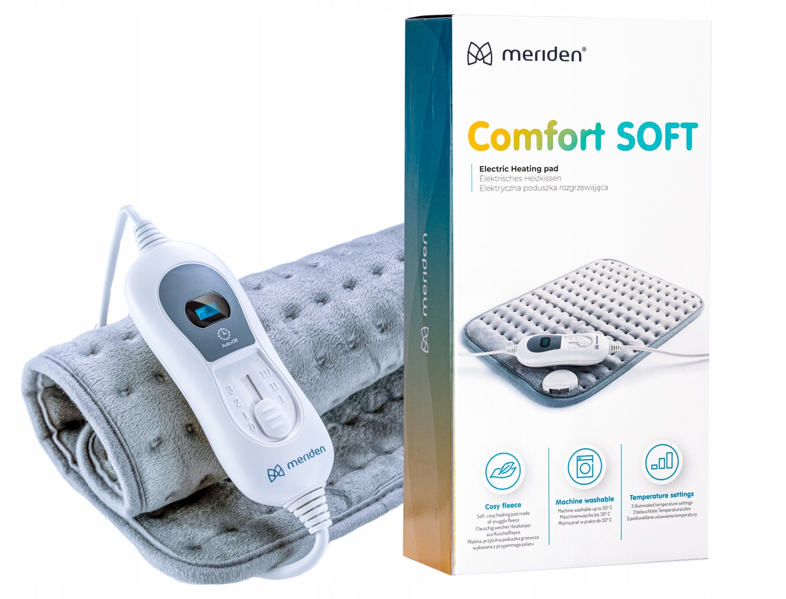 Electric cushion Meriden 100W 30x40cm Hot water bottle Pilot 3 Levels Auto-Off
