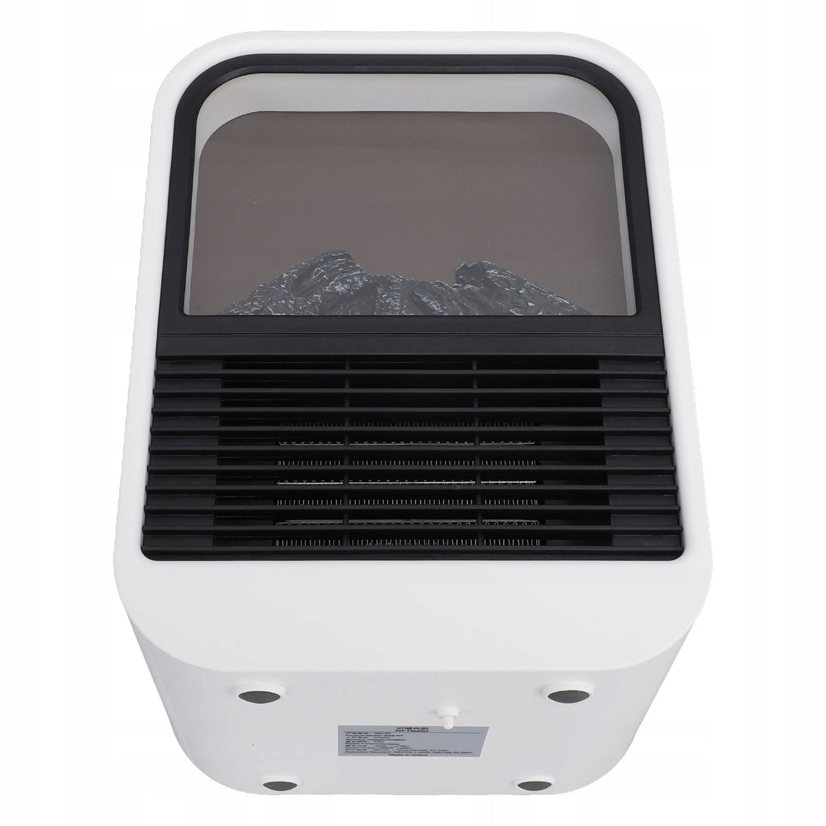 Electric fireplace heaters with imitation