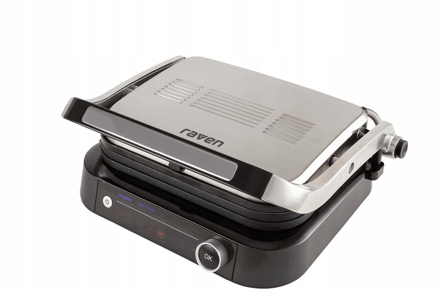 Electric folding grill RAVEN EGE004 2100W Smart grilling