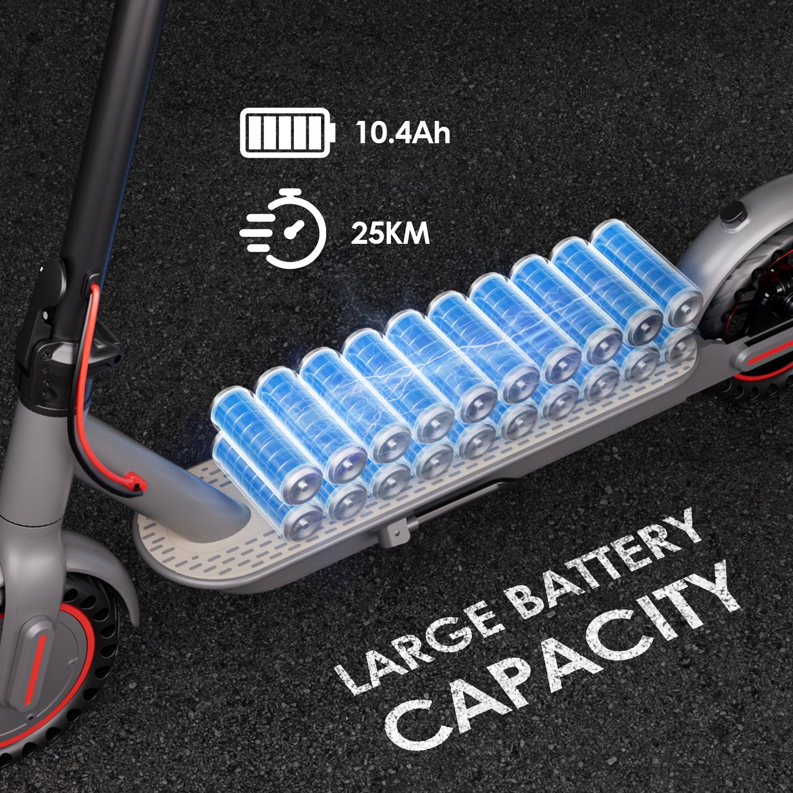 Electric folding scooter,scooter, Tyre diameter: 8,5 inch|20-25km|350W Manufacturer code FFFF