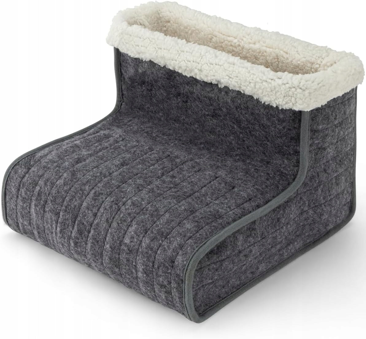 Electric foot warmer, fast, with automatic shut-off