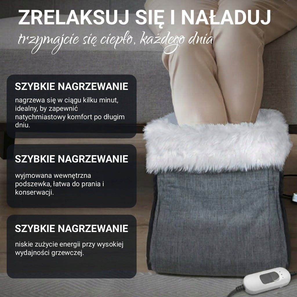 Electric foot warmer with 5 modes for foot heating - OMAK Manufacturer code 15080