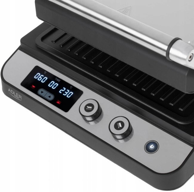 Electric grill Adler AD 3059 silver Grill type contact raclette folding