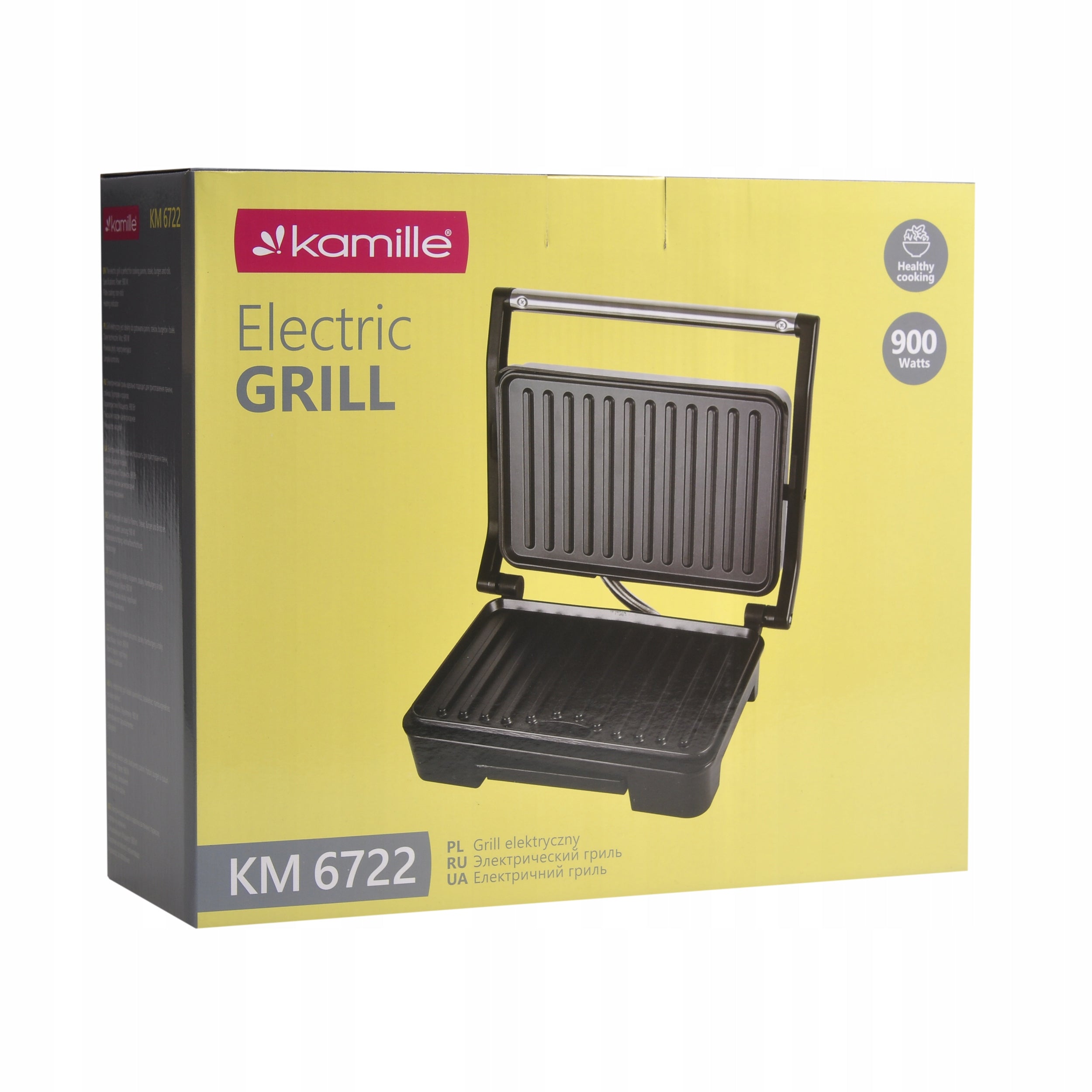 Electric grill Kamille 6722 black 900 W Brand Kamille