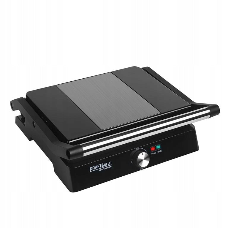 Electric grill Kraft&Dele KD4103 2400 W with adjustment and drainage Dominant color black
