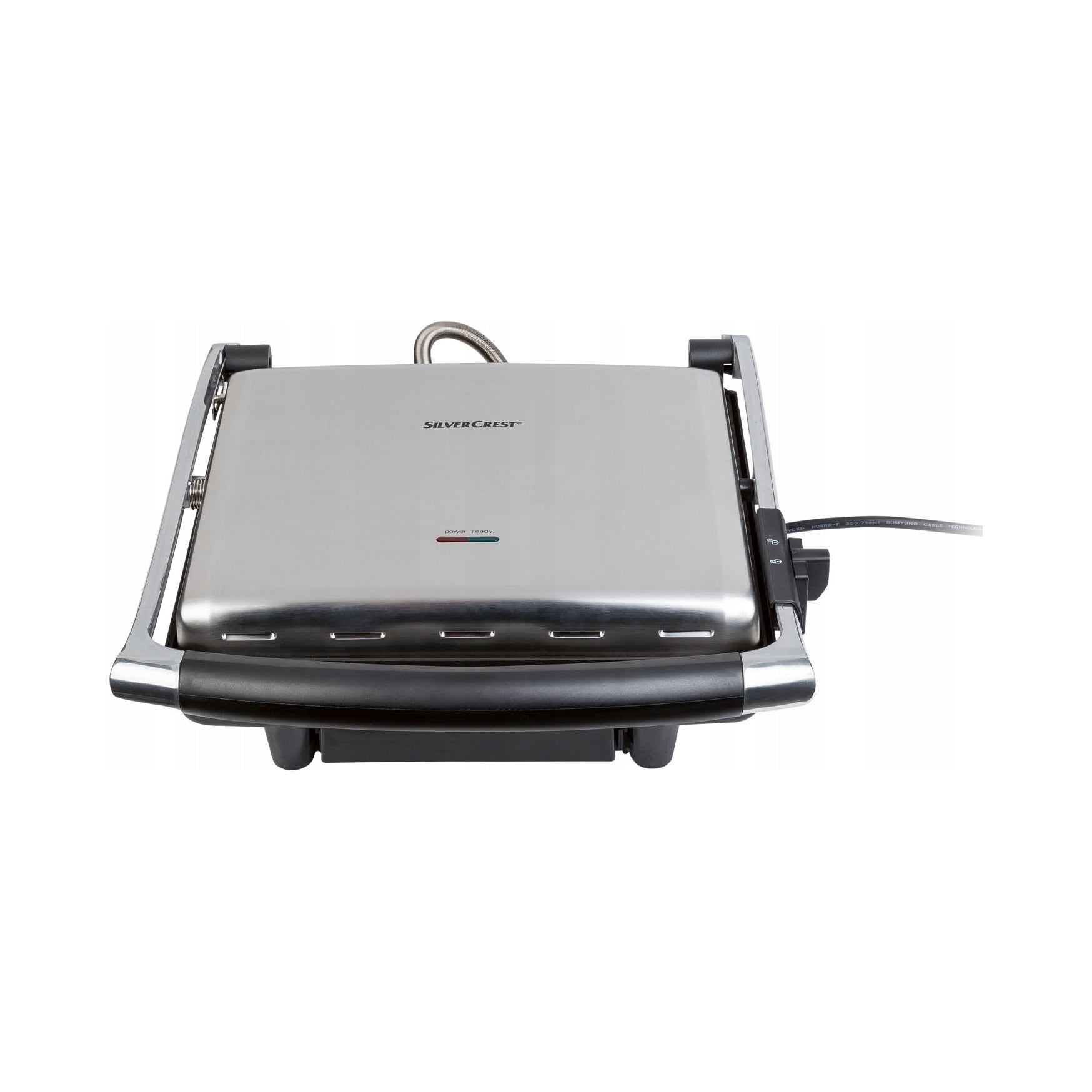 Electric grill Panini SilverCrest SPM 2000 E2 silver/grey 2000 W Packaging status original