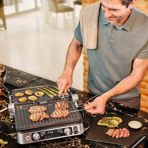 Electric grill plate 2200W Braun MultiGrill 9 Pro CG9160 Dominant color silver/gray