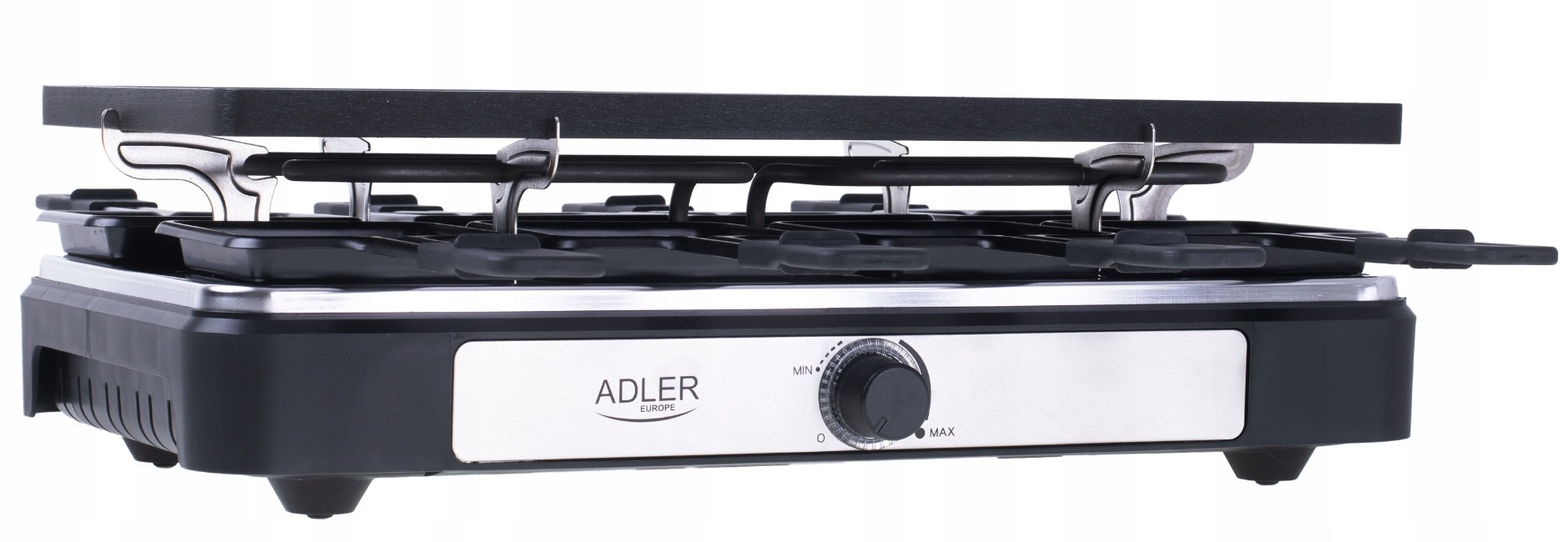 Electric grill raclette XXL 1400W EXTRA LARGE double-sided spatula plate Power rating 1401 W