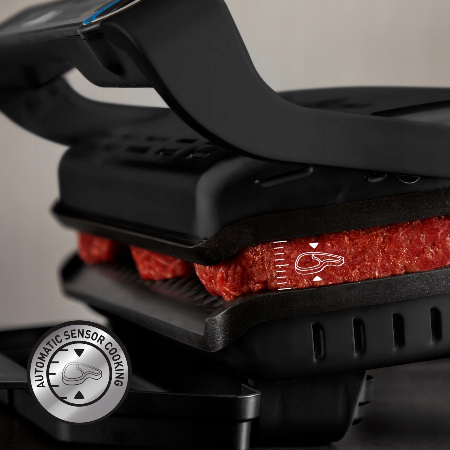 Electric grill toaster Optigrill+ GC717810 2000 W folding black Brand Tefal