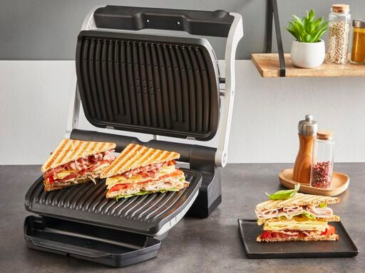 Electric grill toaster Optigrill+ GC718D10 2000 W folding silver Brand Tefal