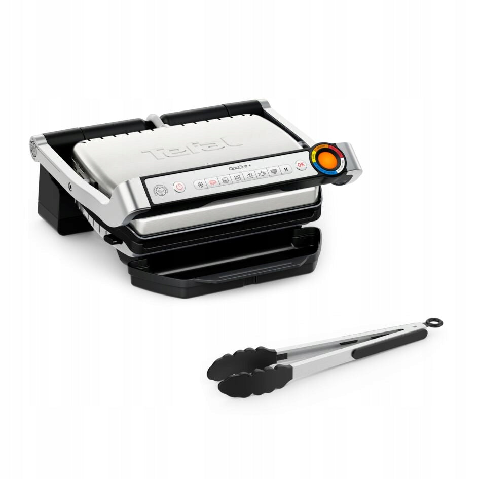 Electric grill toaster Optigrill+ GC718D10 2000 W folding silver Packaging status original