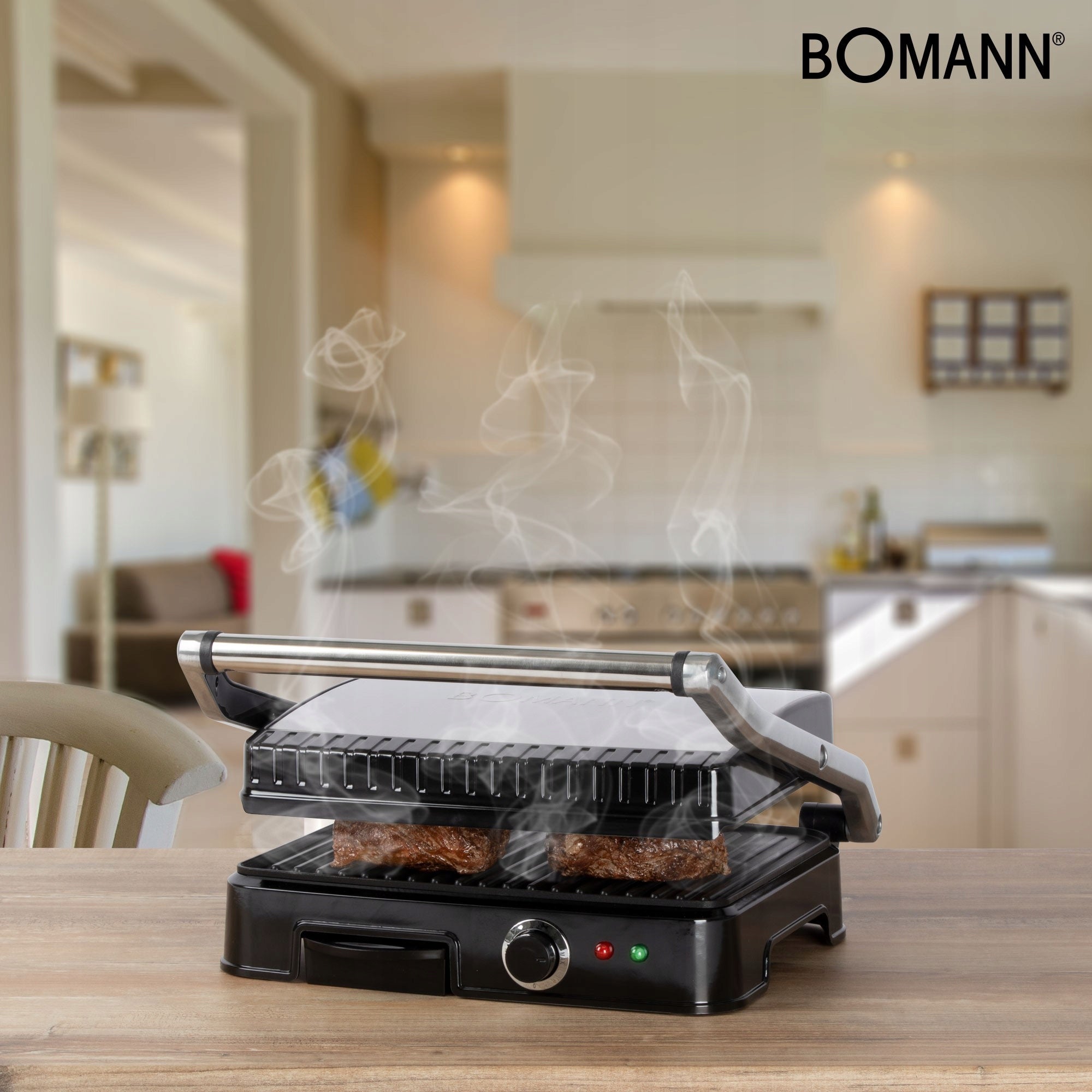Electric grill toaster table fold-out Bomann KG CB Brand Bomann