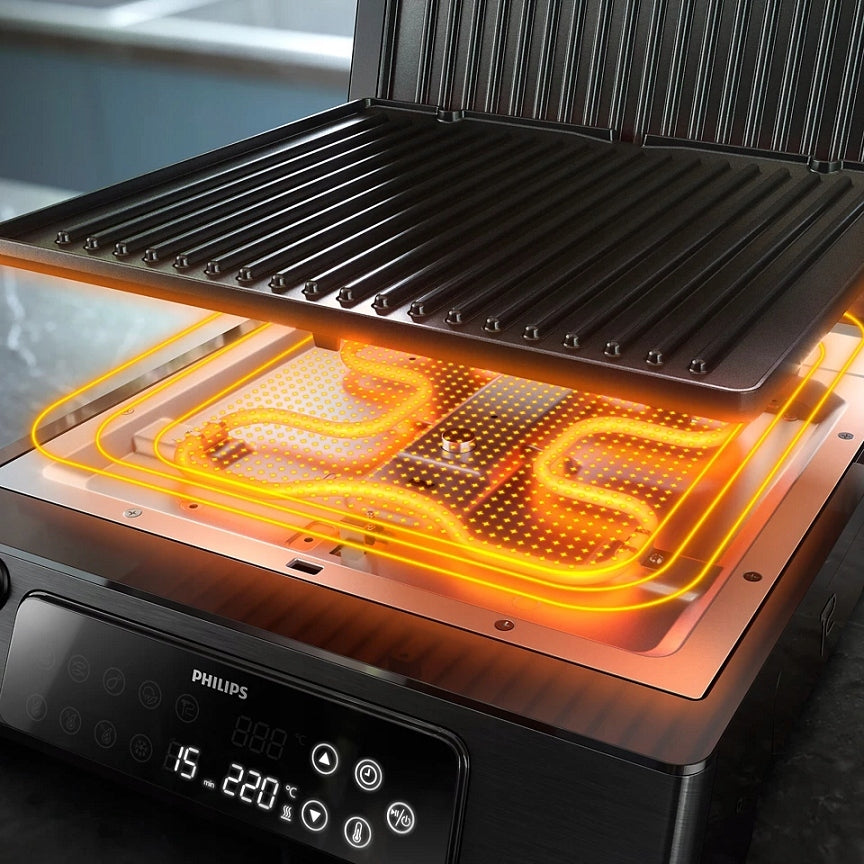 Electric grill toaster with non-stick coating Philips HD6307/70 Brand Philips