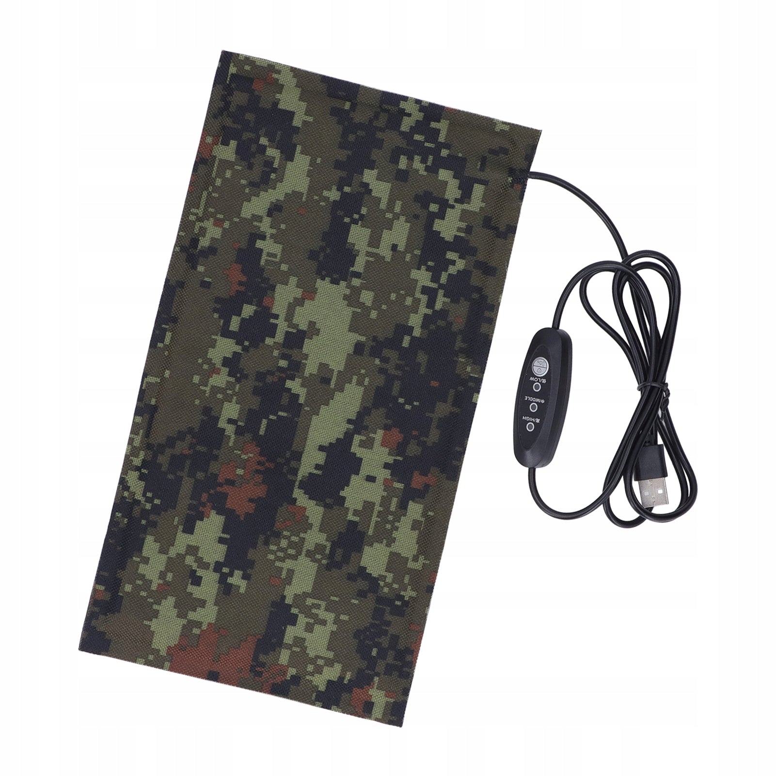 Electric heated carbon fiber jacket 3levels USB 5 V 10x20 cm Medical device no