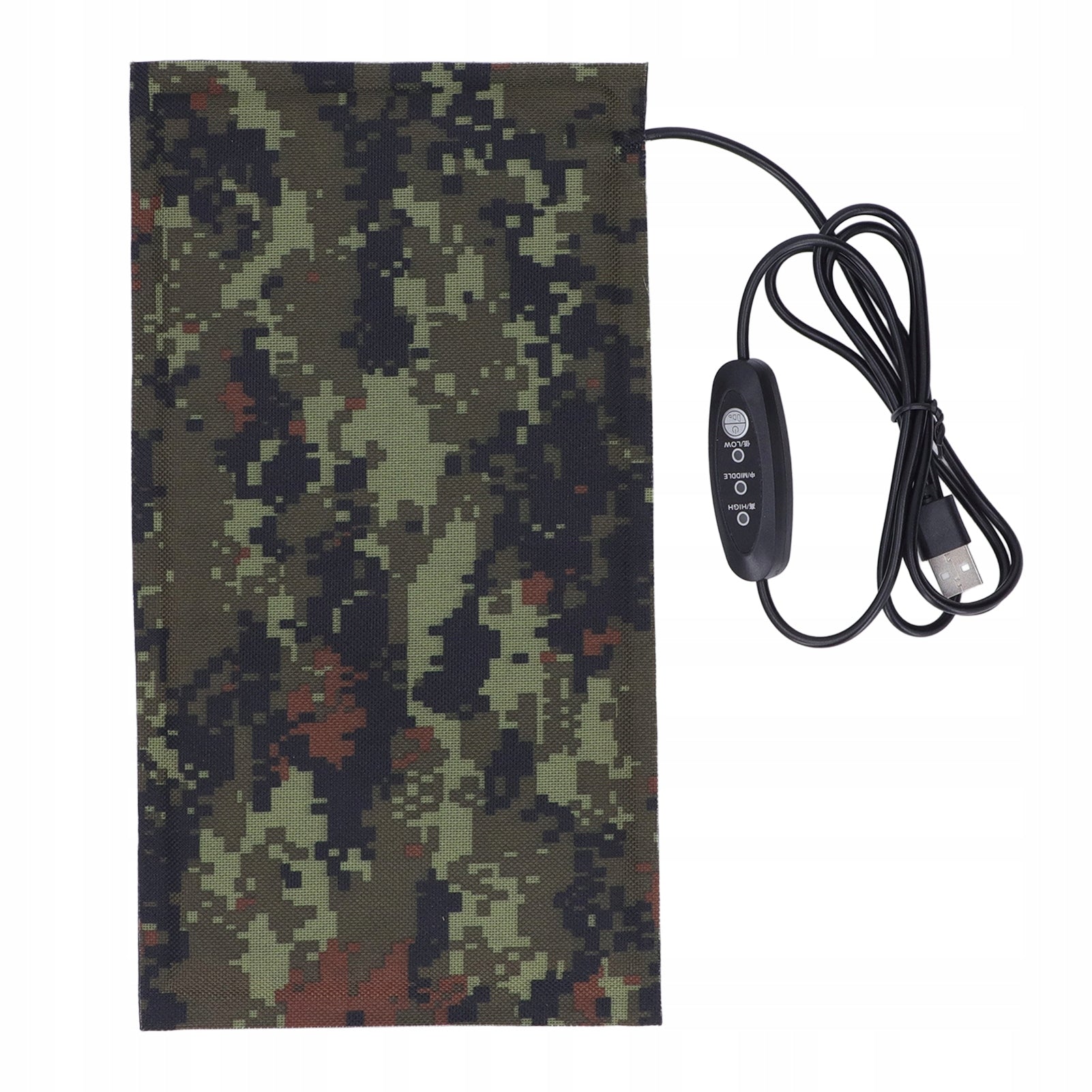 Electric heated carbon fiber jacket 3levels USB 5 V 10x20 cm Packaging status original