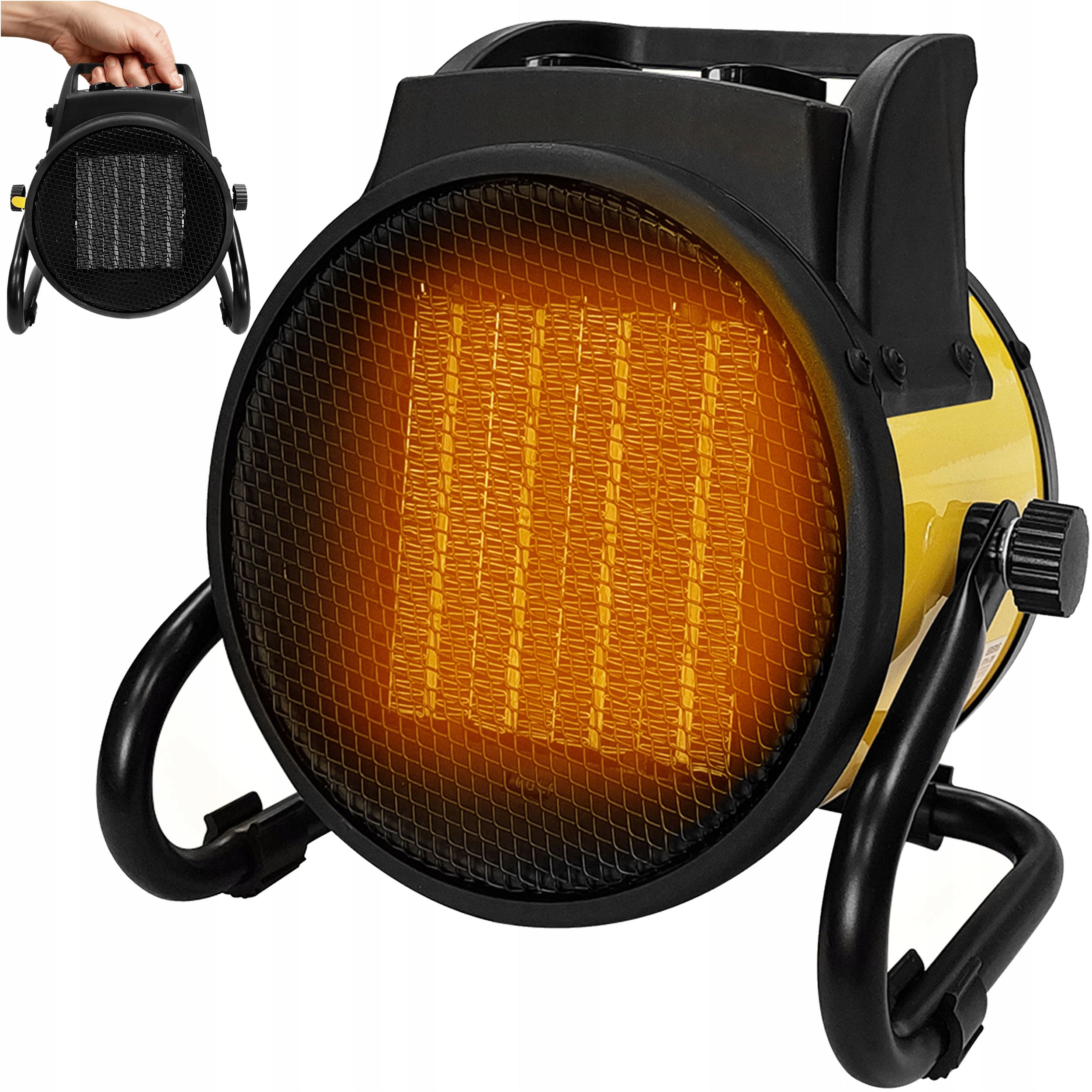 Electric heater EBERG ceramic PTC 2kW apron heater+thermostat