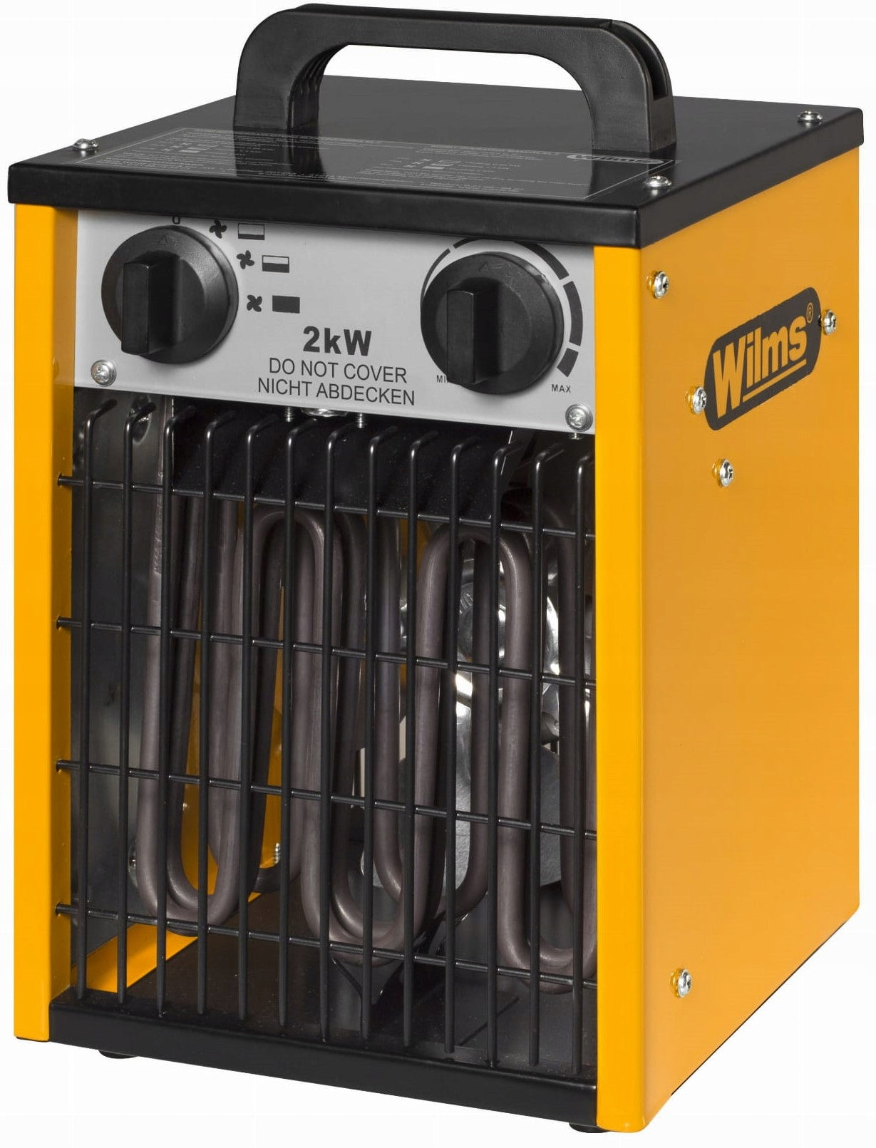 Electric heater WILMS - 2000W | 2kW, air flow: 190 m³/h