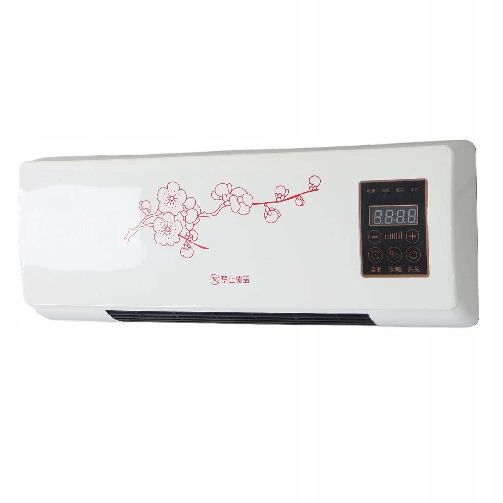 Electric heater for indoor use with remote wall W4
