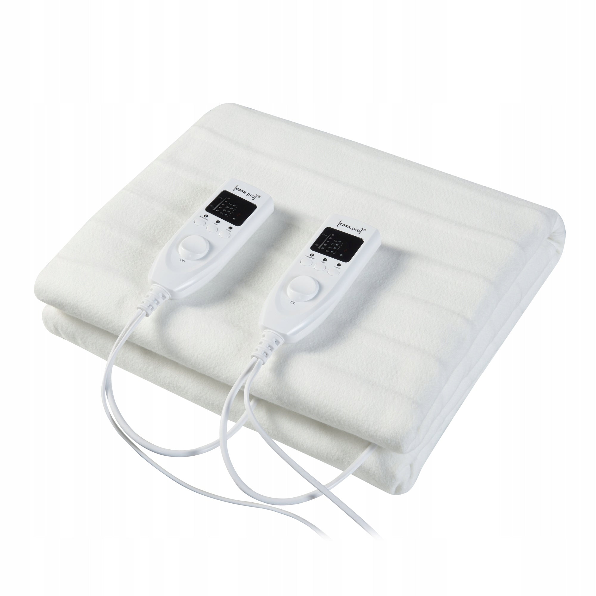 Electric heating blanket 160x140 cm white
