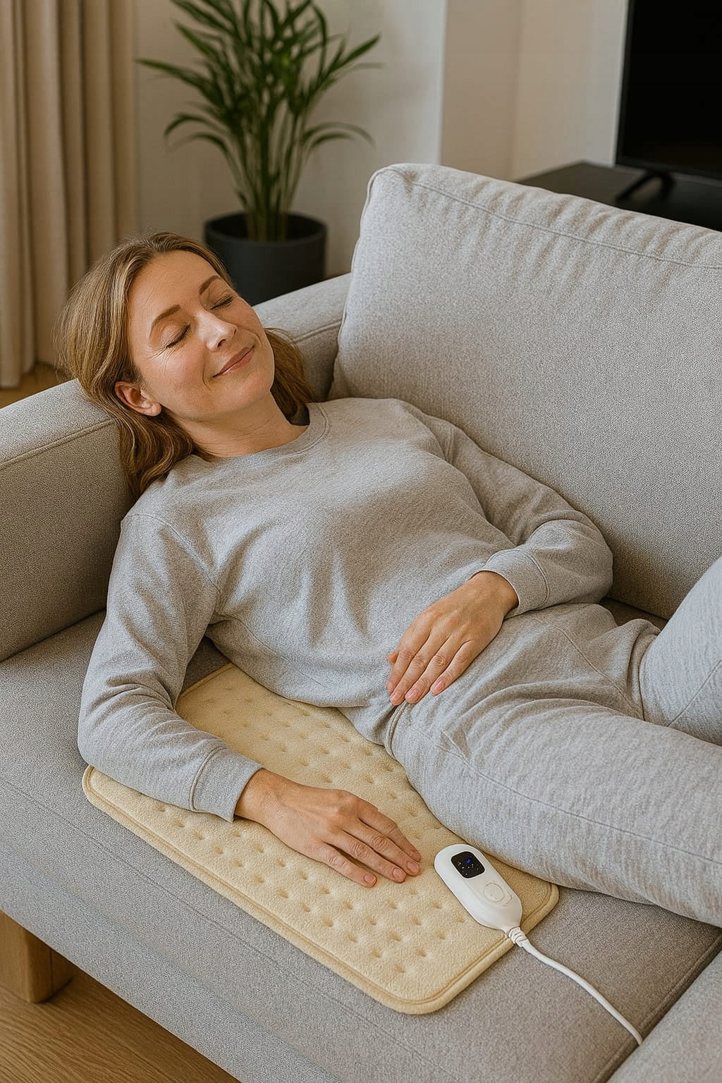 Electric heating mat cushion 30x60 cm timer 3 heat levels 100W Manufacturer code Mata grzejąca elektryczna 30x60 cm DealON