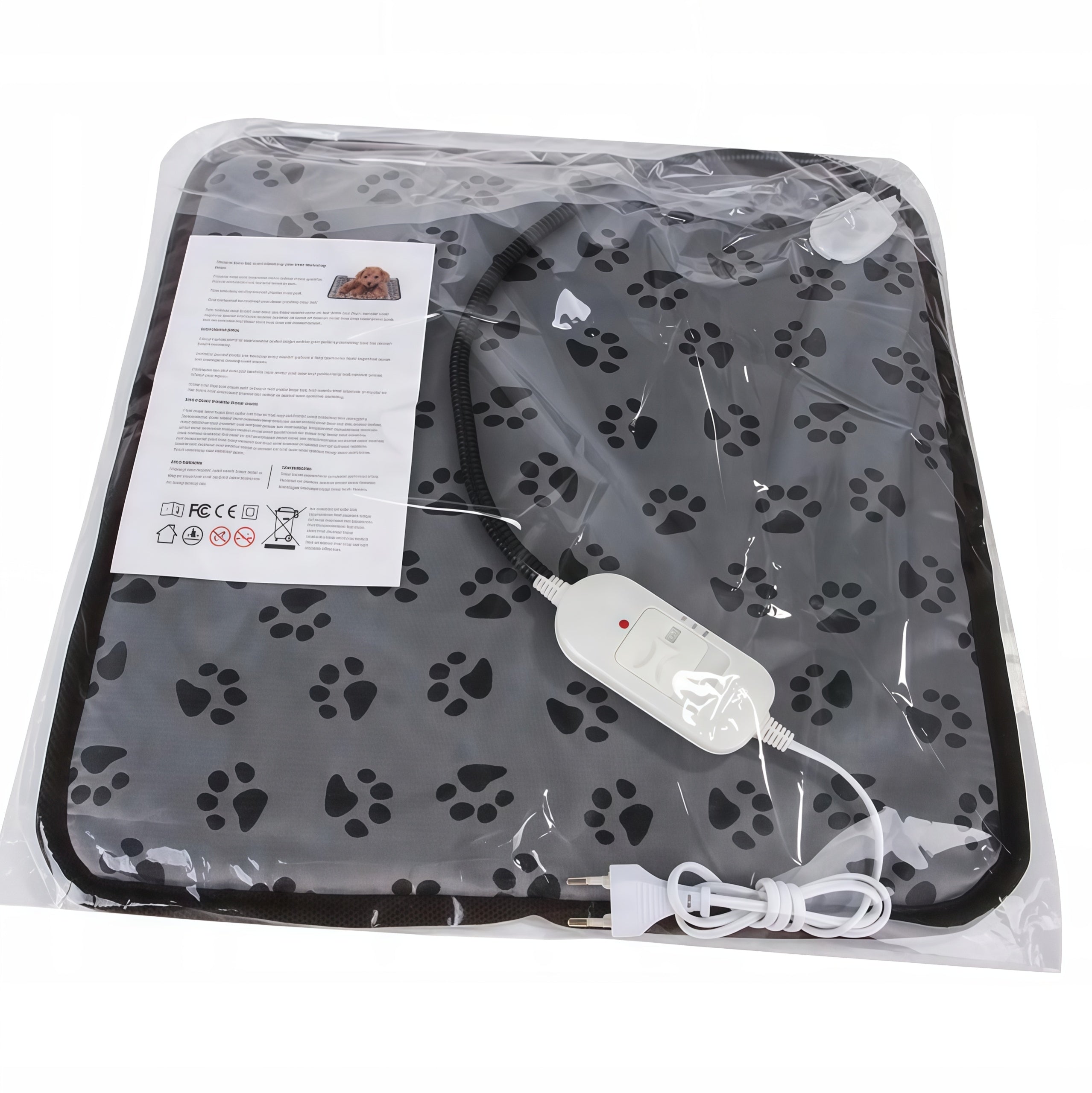 Electric heating mat dog kennel 70×50 waterproof with controller Length 50 cm