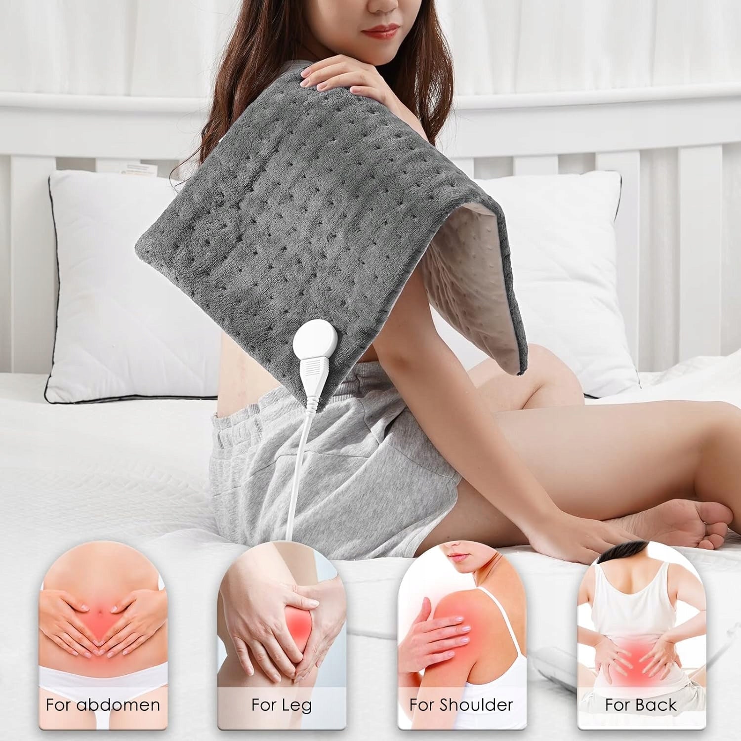 Electric heating pad 30 x 60 cm English plug + grommet Manufacturer code HP16-001B
