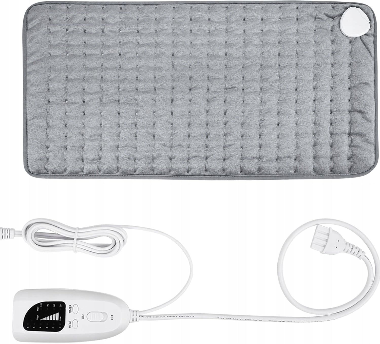 Electric heating pad SilverGray 30x60 cm Medical device no