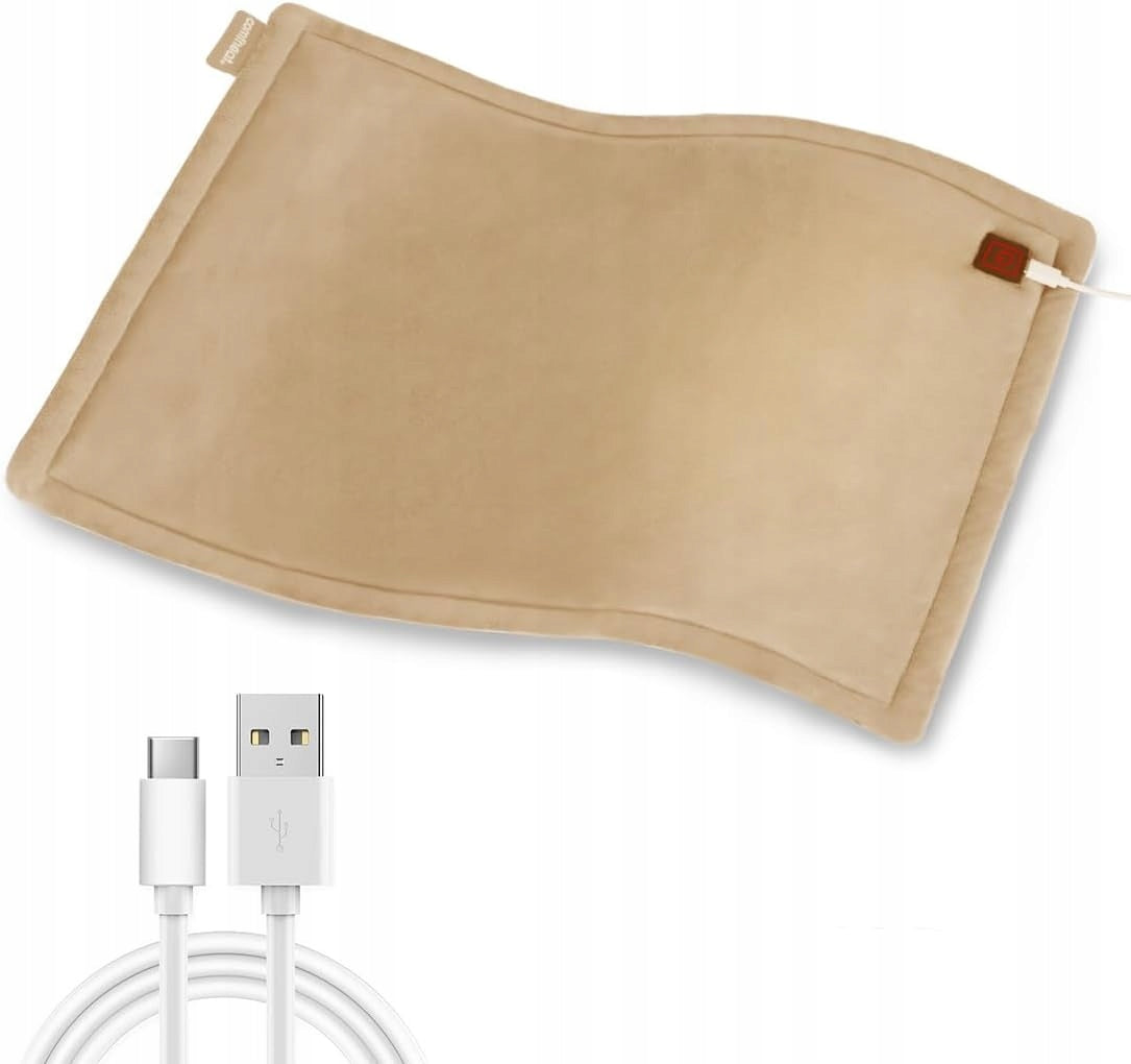 Electric heating pad USB 3 heating levels 40x30 cm auto off