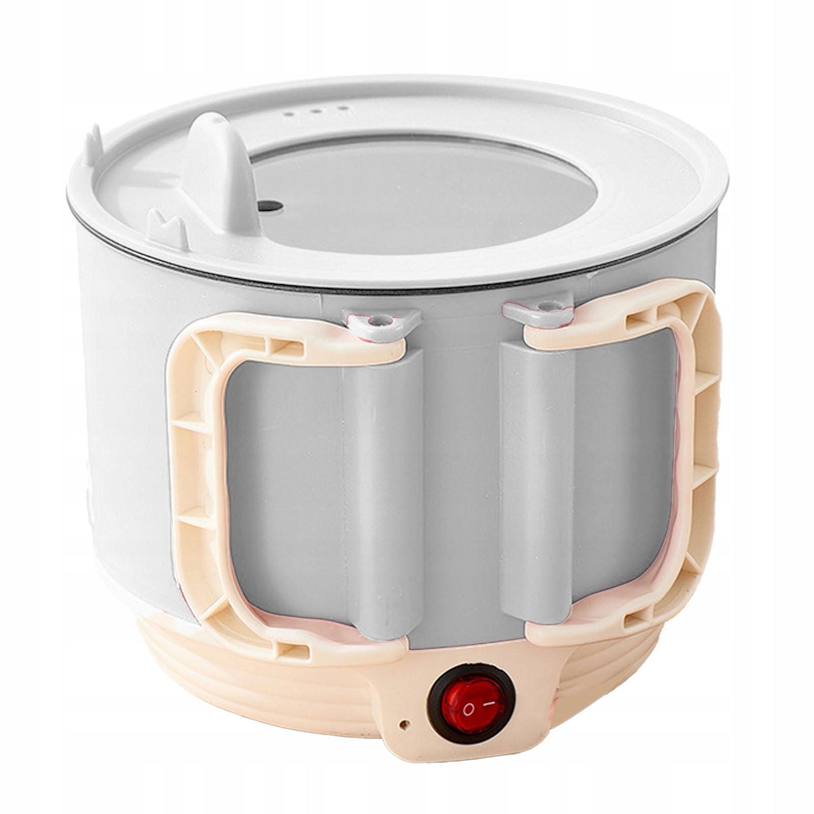 Electric hot pot, mini electric cooker with EU plug 220 V, sz Dominant color multicolor