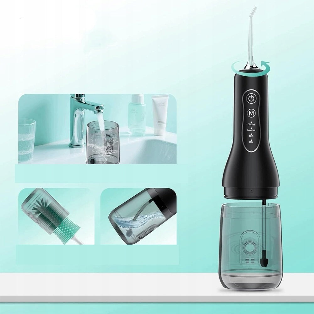 Electric irrigator 1300 mAh for teeth, 4 nozzles, cleaning mode Packaging status original