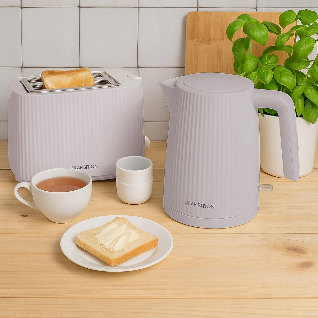Electric kettle 1,7 L grey Curly Dajar Brand Ambition