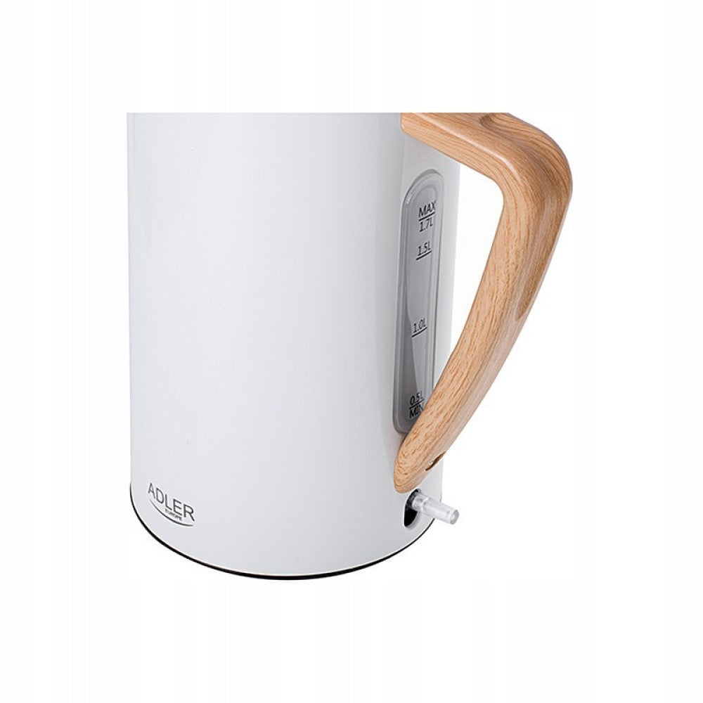Electric kettle ADLER AD 1347w white Filter yes