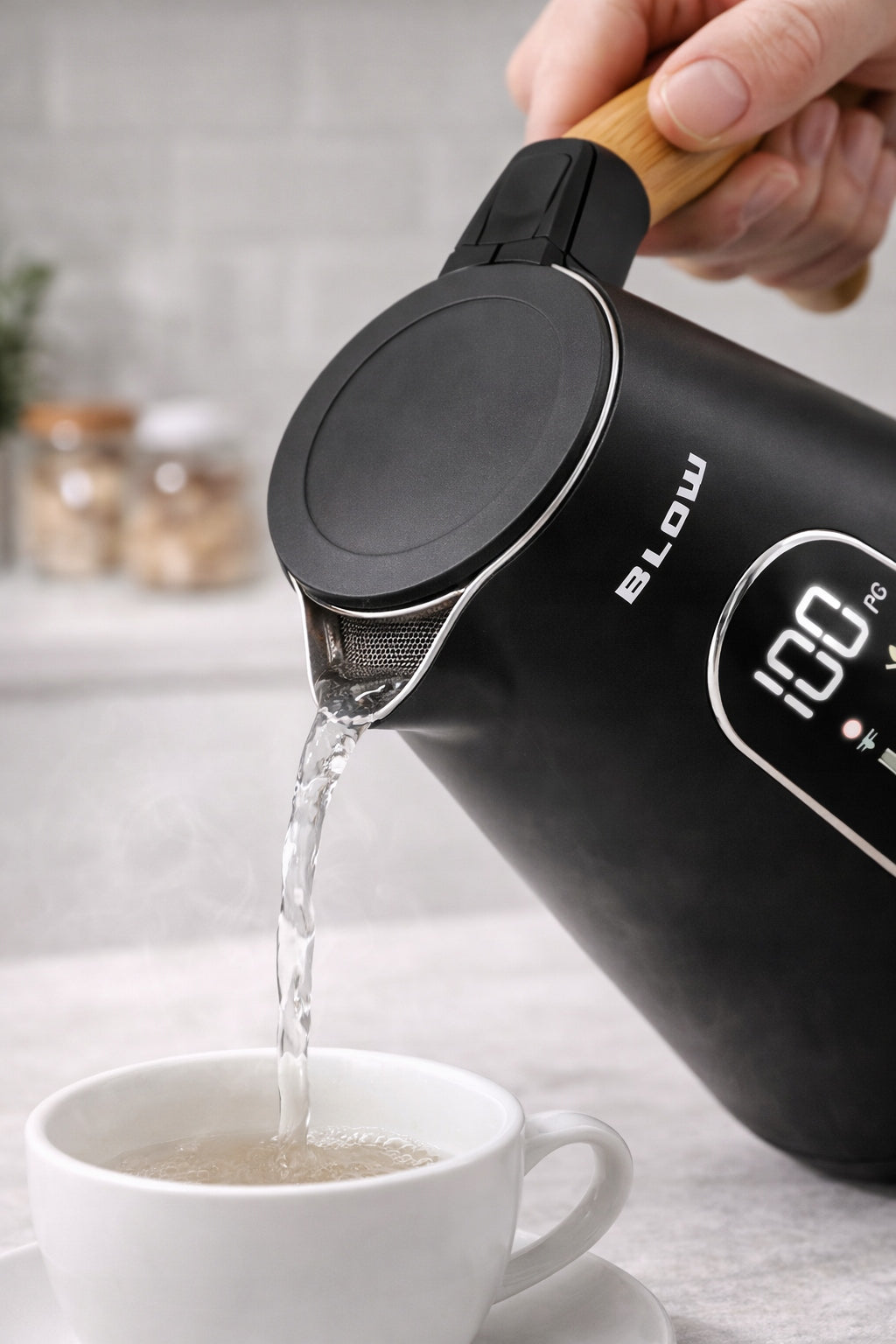 Electric kettle Blow BK-17PB 2500 W 1,7 l black Model BK-17PB