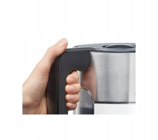Electric kettle Bosch TWK 8611P 2400W 1,5L White Safety automatic shutdown when removed from the base protection against switching on an empty device overheating protection