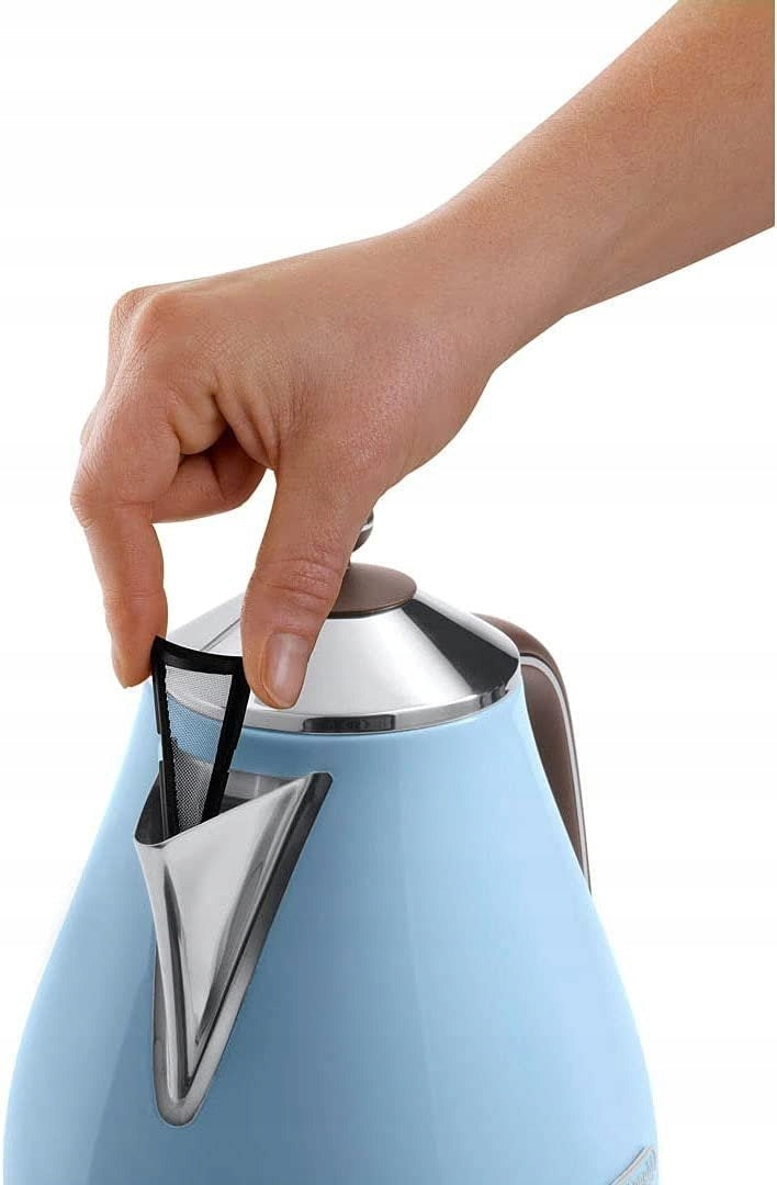 Electric kettle De'Longhi Icona Vintage KBOV2001.AZ 2000W 1,7l Model KBOV2001.AZ błękitny