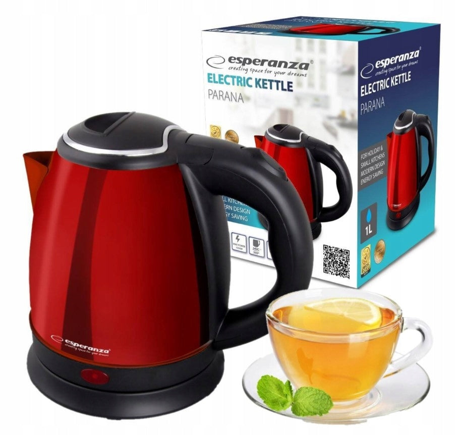 Electric kettle Esperanza PARAN 1500 W 1 l red