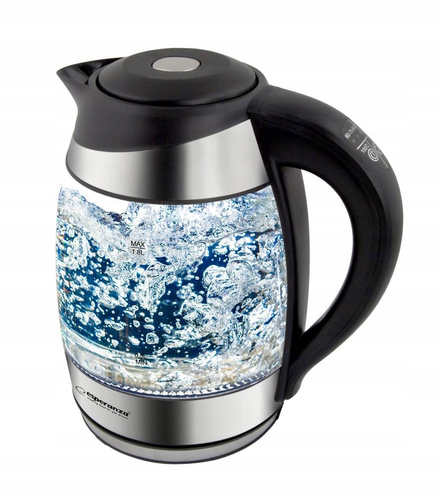Electric kettle Esperanza Seine EKK026 1,7l glass Packaging status original