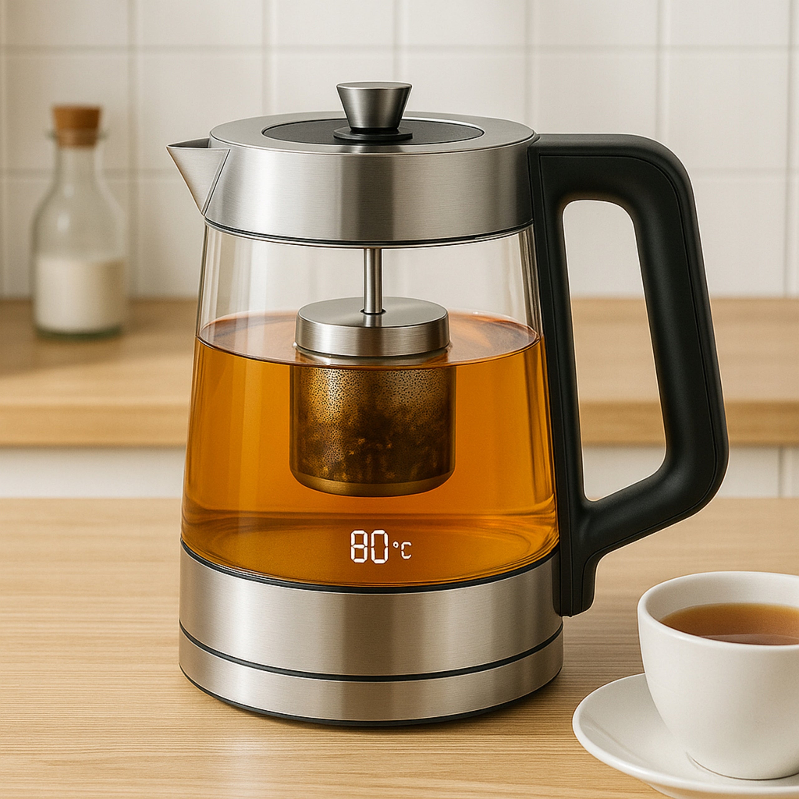 Electric kettle GK2009CBS 2L 3000W with temperature control BPA Free Power 3000 W