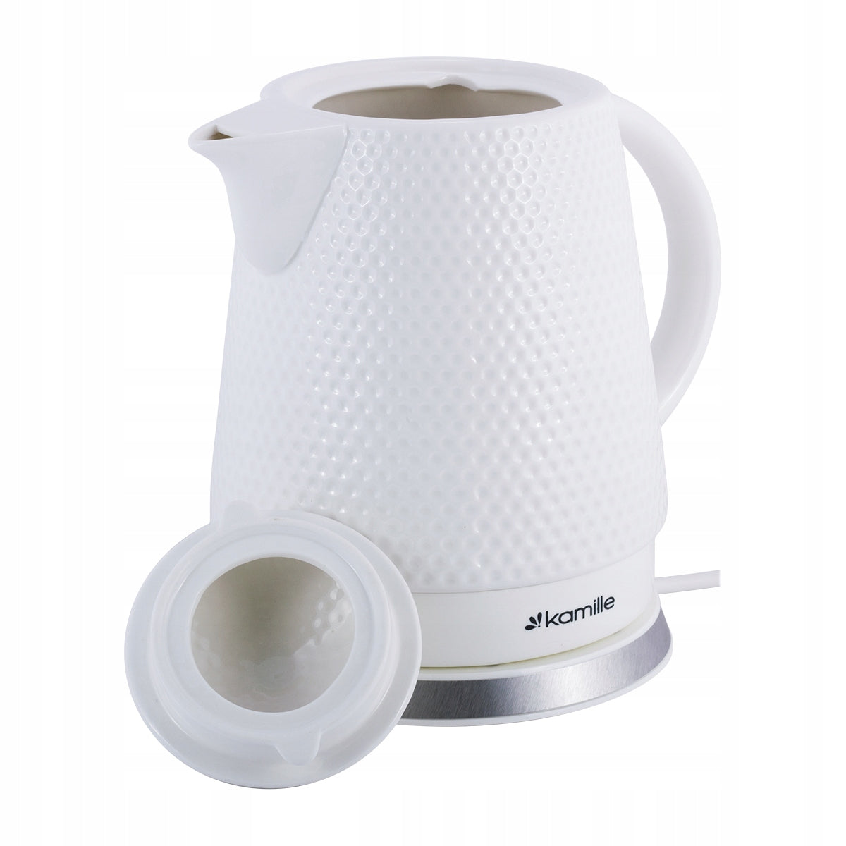 Electric kettle Kamille KM1725 1200 W 1,5 l white Brand Kamille