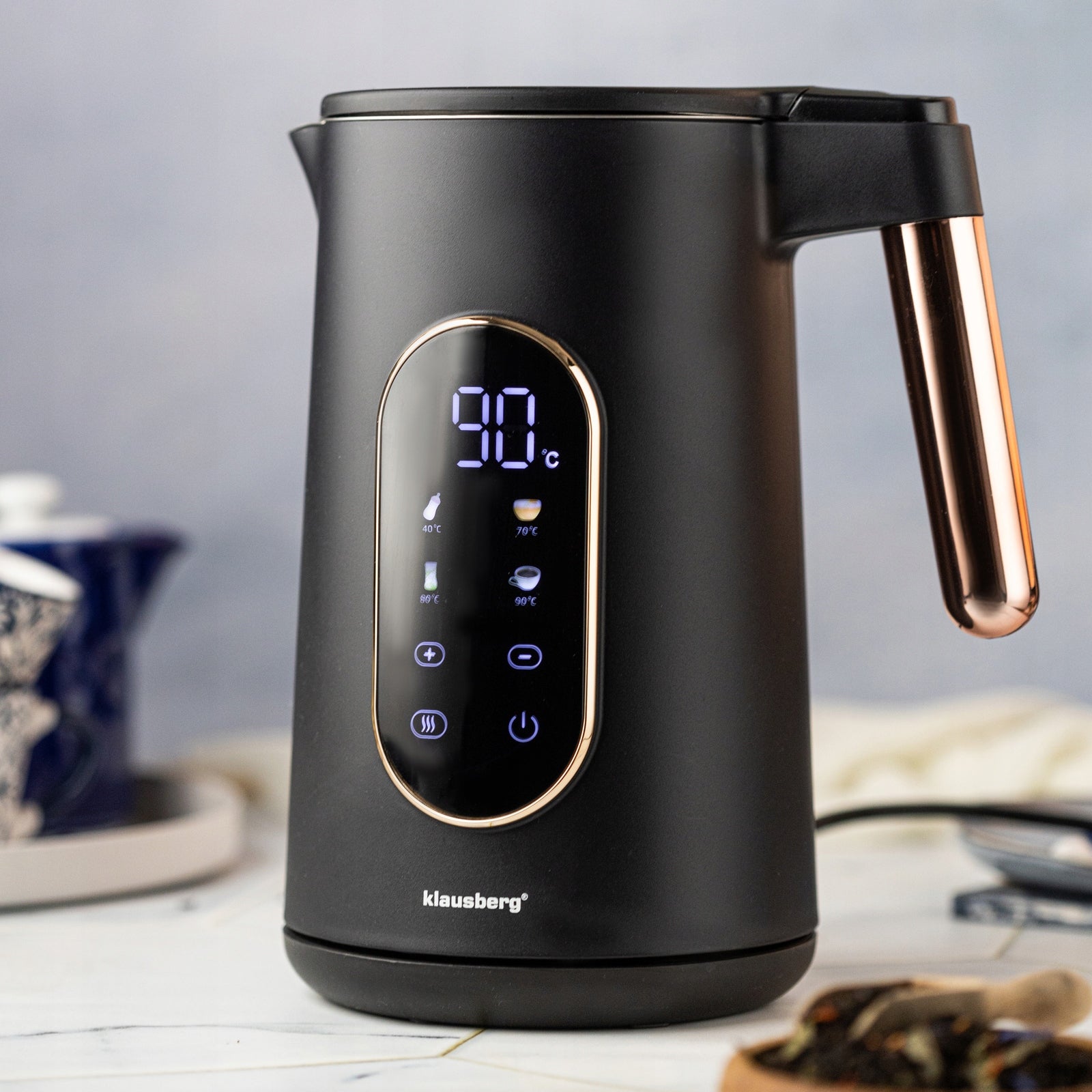 Electric kettle Klausberg KB-7892 1.7L LED Rose Gold temp adjustment EAN (GTIN) 5908287278929