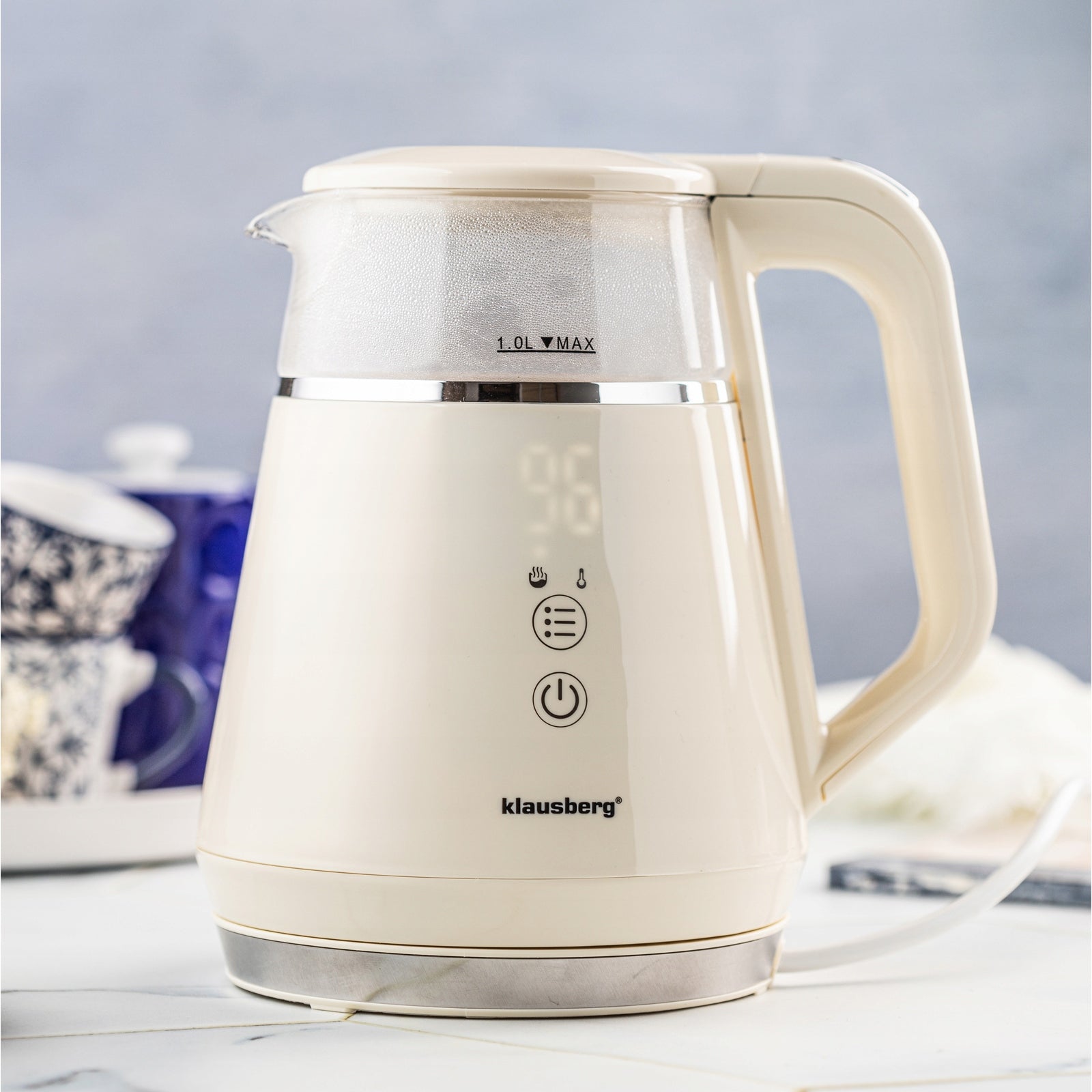 Electric kettle Klausberg KB-7893 glass LED 1L Temperature programs EAN (GTIN) 5908287278936
