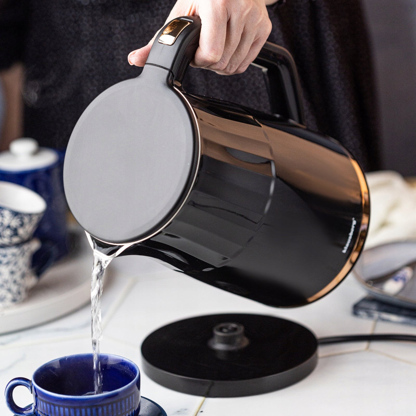 Electric kettle Klausberg KB-7896 2200 W 1,7 l black Dominant color black